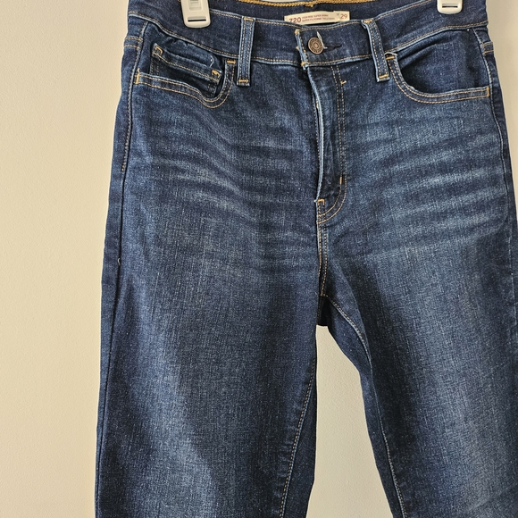 Levi's Women's Super Skinny High Rise Jeans Blue Medium 29 - Picture 5 of 10